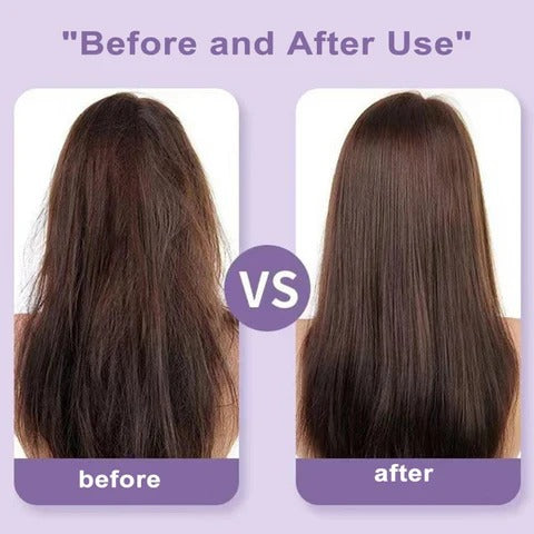 2-in-1 Hair Styling Brush, Straightener, Curler Comb