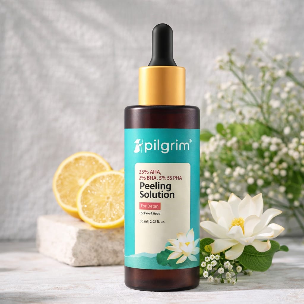 Pilgrim 25% AHA 2% BHA 5% PHA Peeling Solution Advanced Skin Exfoliating Serum