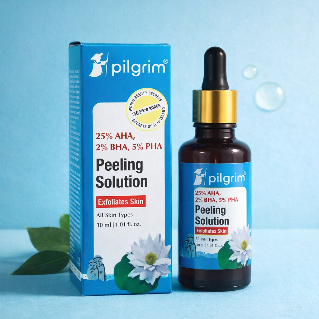 Pilgrim 25% AHA 2% BHA 5% PHA Peeling Solution Advanced Skin Exfoliating Serum