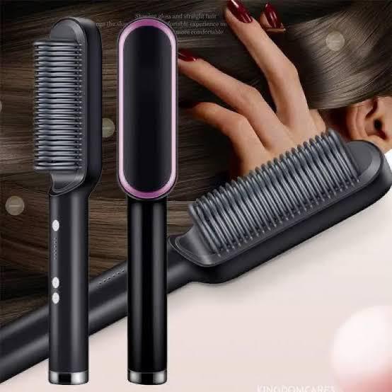 Electric Professional Hair Straightening Brush